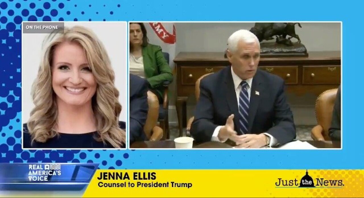 Trump Lawyer Ellis!Suggests Pence DEFER Certifying Election,Send Requests to State Legislatures!