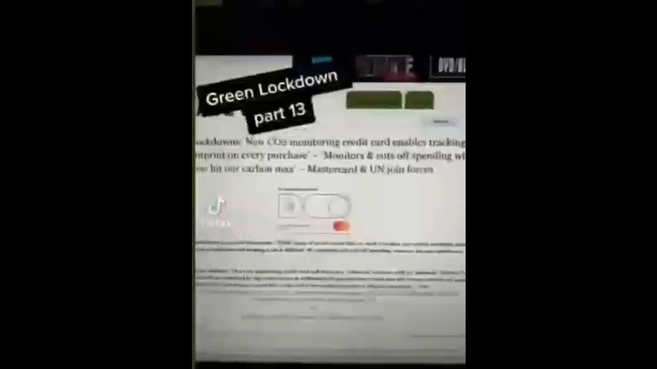 Carbon Credit Score tied to your banking