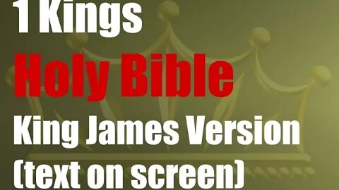 1 Kings 7 + 8 King James Version Audio 2022 KJV Bible