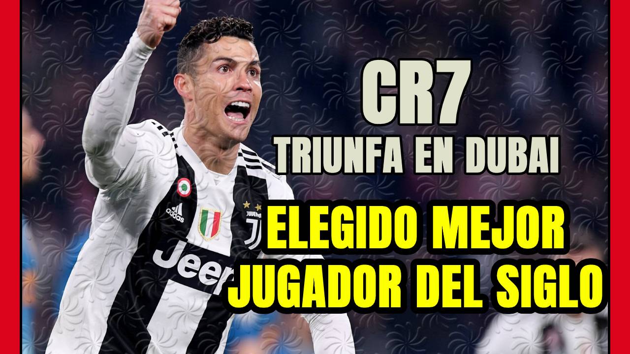 CRISTIANO RONALDO galardonado como MEJOR JUGADOR DEL SIGLO! pero quedan 80 años de siglo ...