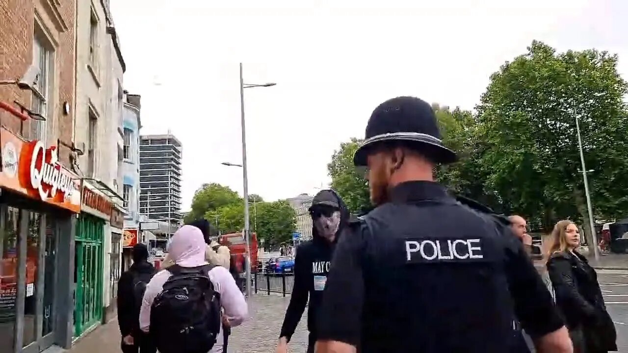 Standing For Women Protest 👍 And Counter Demonstration For Trans-Rights😂 with Antifa