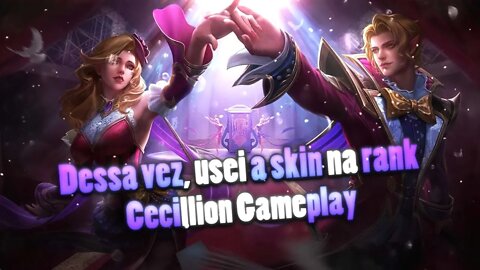 Dessa vez EU USEI essa SKIN na RANKEADA • SORTEIO no DISCORD | Mobile Legends
