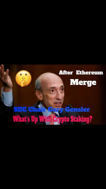 What’s Up With Crypto Staking? SEC Chair Gary Gensler | Crypto News | Crypto #shorts #shortsfeed