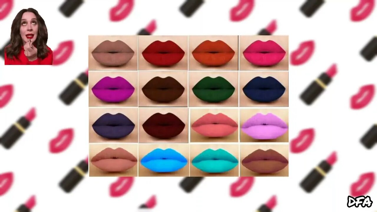 TODOS OS TIPOS E CORES DE BATOM #corestrength #makeup #batom #style