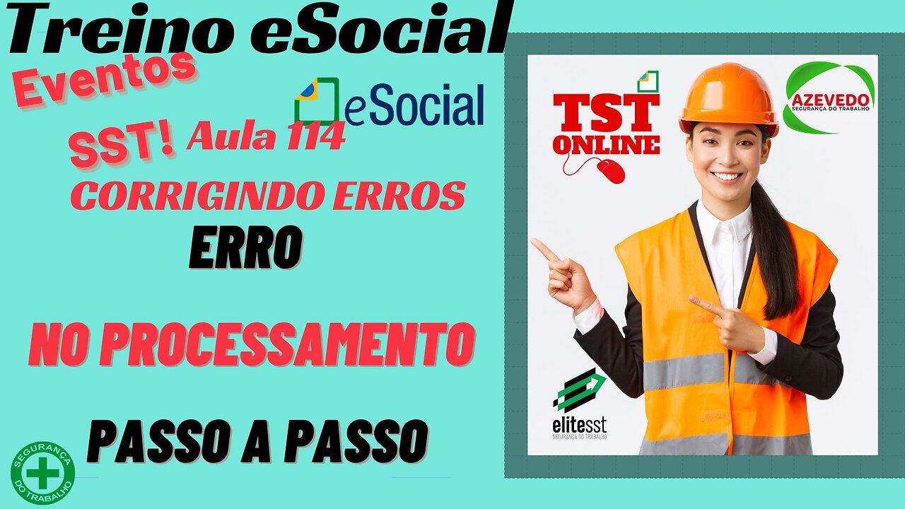 Aula 114 Erro de Processamento Veja como Corrigir TSTONLINE