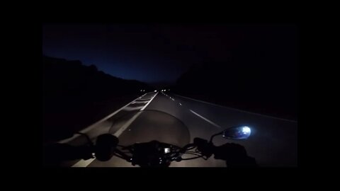 Passing another Night Biker