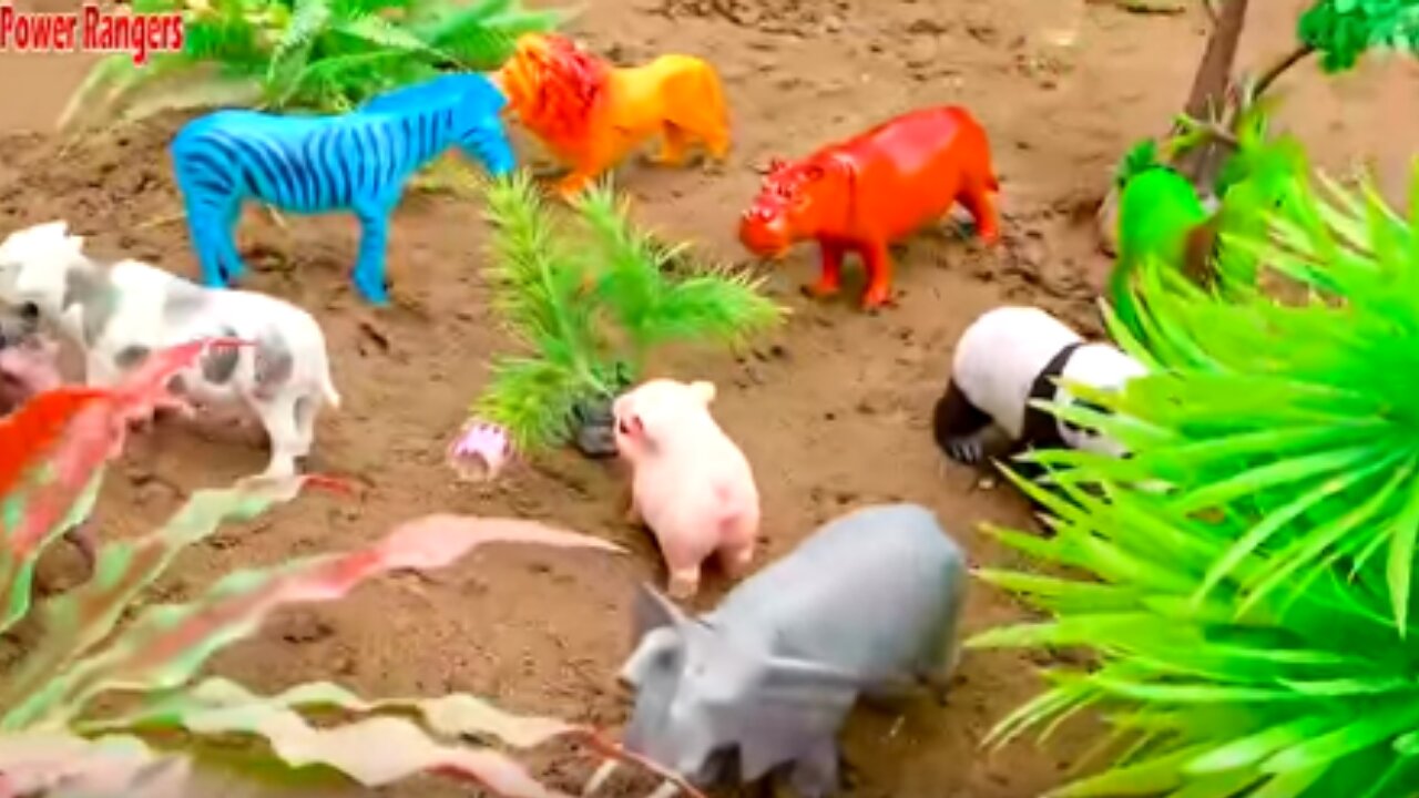 The "little friends" animals narrowly escape and get to know "your" names in English