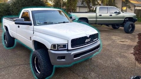 4th Gen Bumper Swap on the 2nd Gen Cummins! Looks SO Good!