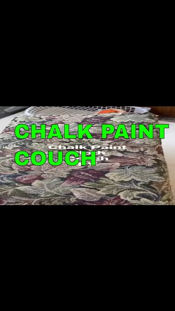 Chalk Paint RV Couch (No Upholstering )