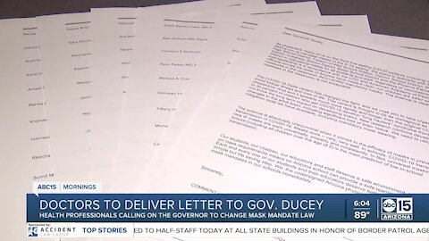 Doctors to deliver letter to Governor Ducey