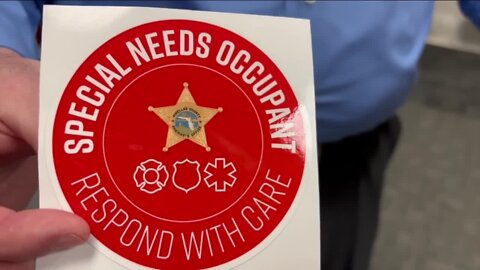 New sticker alerts first responders of person with special needs