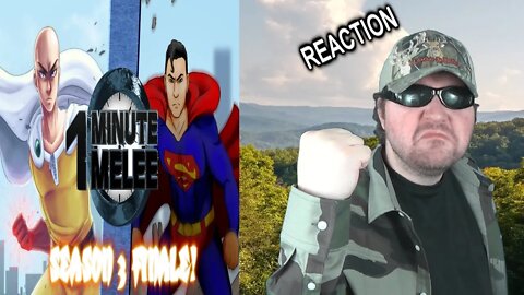 One Punch Man vs Superman - One Minute Melee S3 Finale REACTION!!! (BBT)