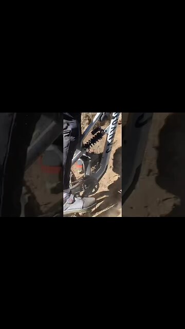 Braking bumps or bomb holes? #mtb #bikepark #ytshorts