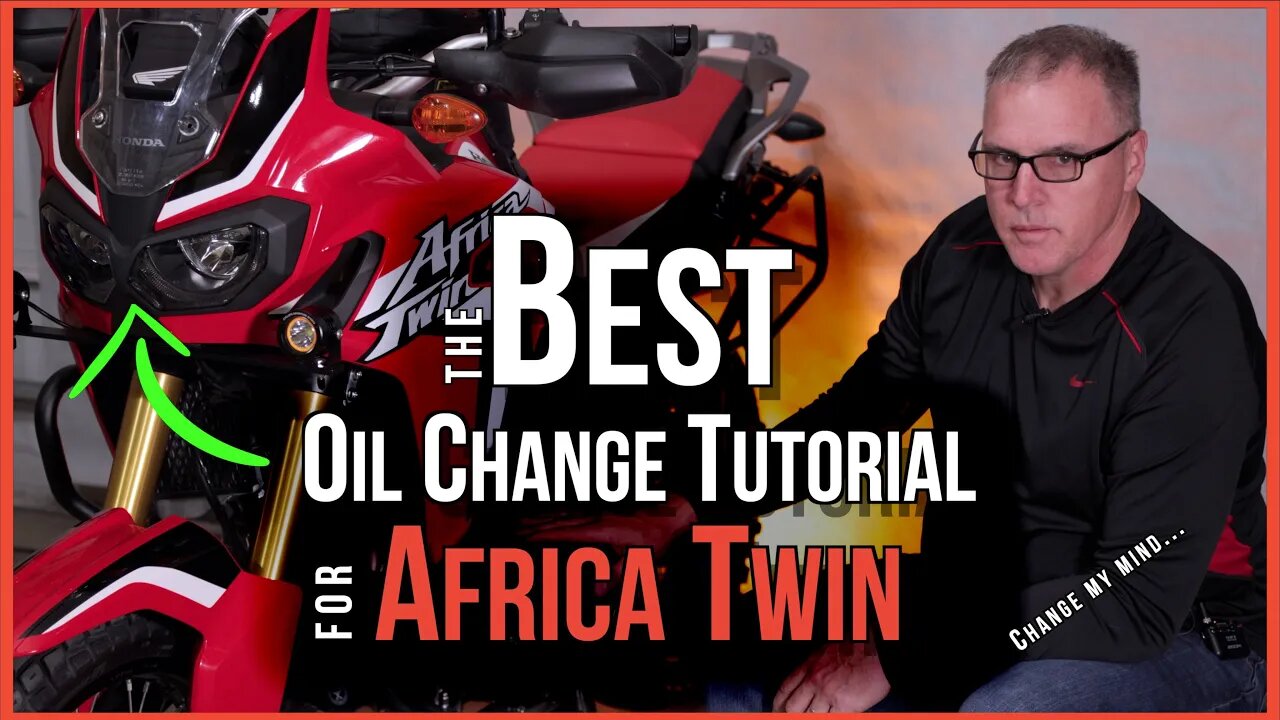 Africa Twin Oil Change - The only video you'll need