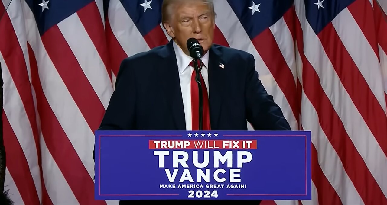 FULL TRUMP VICTORY SPEECH ~ 11/5/24 ~ 17PLUS 17PLUS.WEEBLY.COM