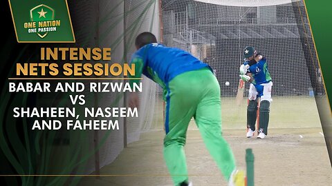 Intense Nets Session: Babar and Rizwan vs Shaheen, Naseem, and Faheem | PCB | MA2L