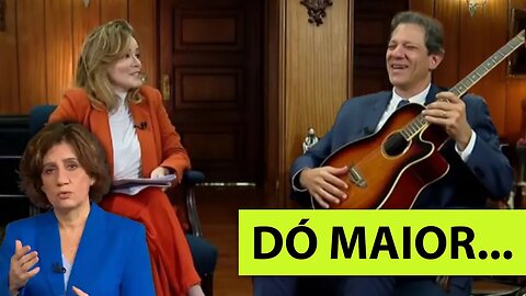 JORNALISTA PEDE QUE HADDAD TOQUE VIOLÃO E PERFIL OFICIAL DIVULGA SUA "SUPERAÇÃO NESTE DESAFIO!"