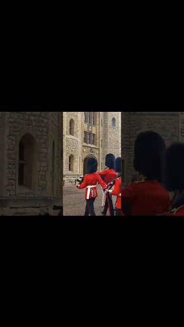 make way for the Queen's Guard tourists get in the way #toweroflondon