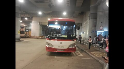 [大學站關閉]港鐵緊急接駁巴士E4A大埔墟站至大圍站行車片段