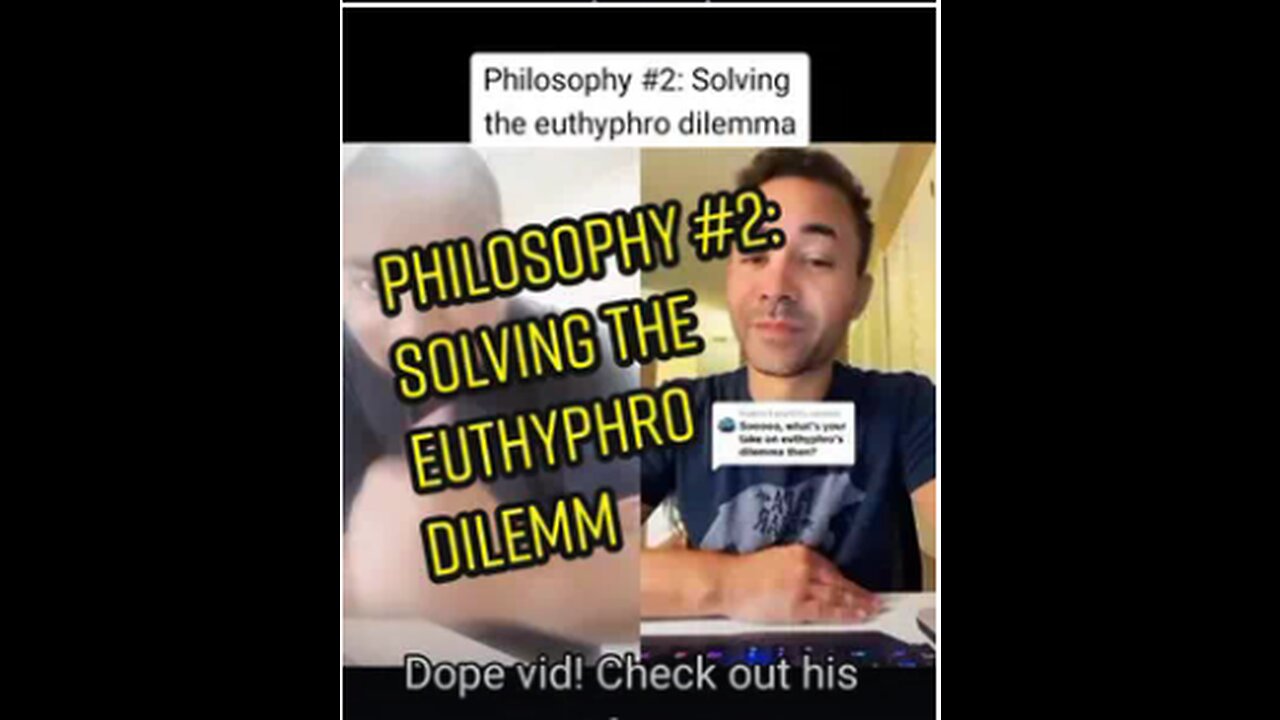 Philosophy #2: Solving the euthyphro dilemma