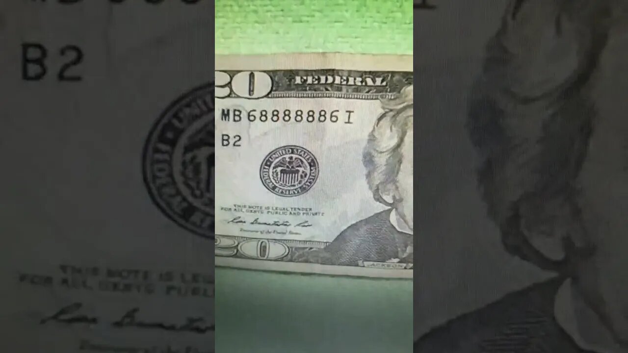 Rare Serial Numbers on your Dollar Bills!!?? #shorts #money