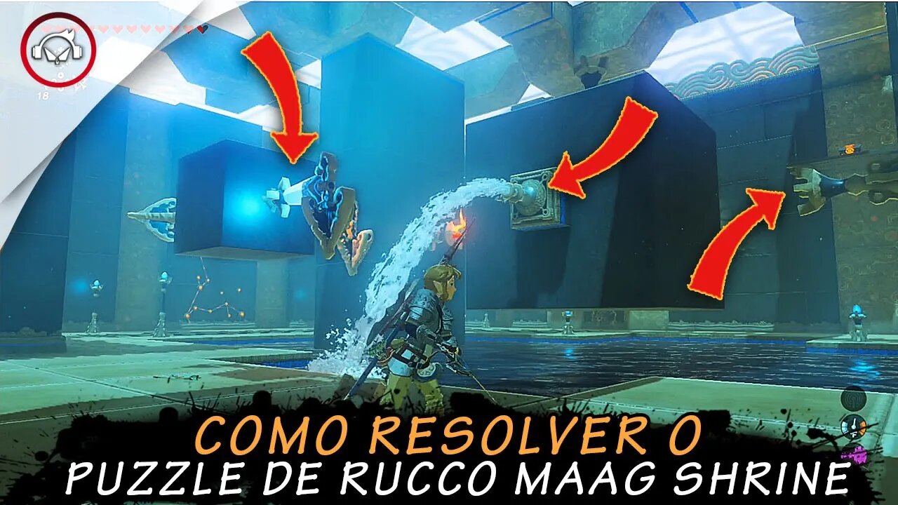 Zelda Breath of the Wild, Como resolver o puzzle de Rucco Maag Shrine | super dica PT-BR