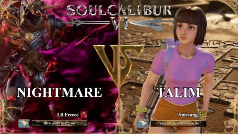 Nightmare (Lil Freeee) VS Talim (Âmesang) (SoulCalibur™ VI: Online)