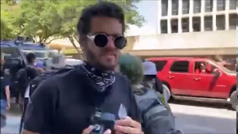 Infowars Armored Vehicle Attacked