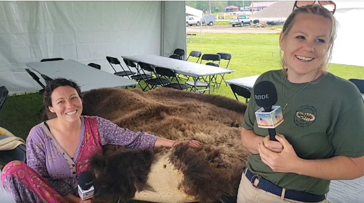 Buffalo Hide Tanning with Mary Elizabeth! Old School Survival Bootcamp