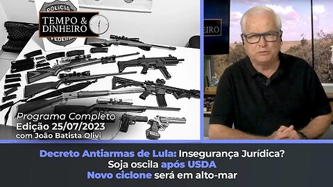 Soja oscila após USDA. Decreto antiarmas de Lula gera insegurança jurídica? Novo ciclone em alto-mar