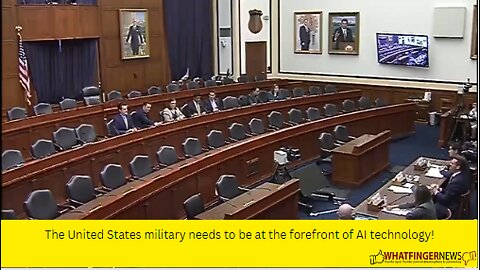 The United States military needs to be at the forefront of AI technology!
