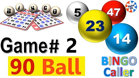 90-Ball Bingo Caller - Game#2 American English