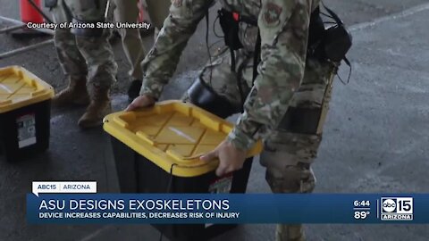 ASU designs exoskeletons for US military