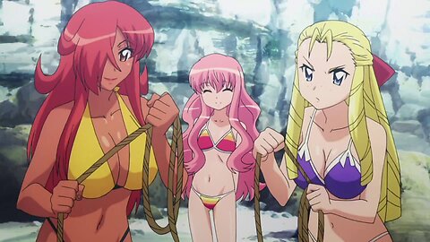 The Familiar of Zero: Rondo of the Princesses OVA - the girls trapping the boys