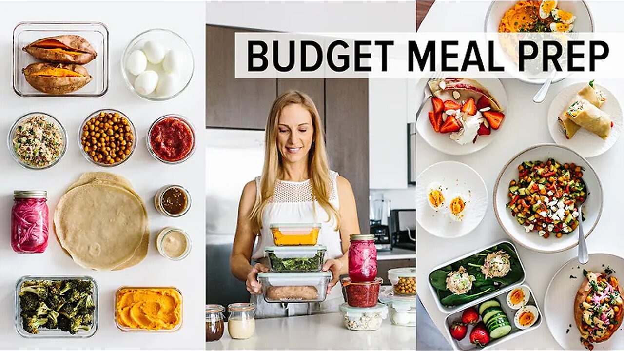 BUDGET MEAL PREP | healthy recipes under $3 (using high-quality ingredients)