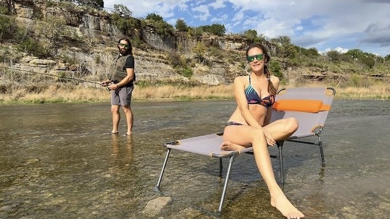 Living in a Truck Camper Down by the River