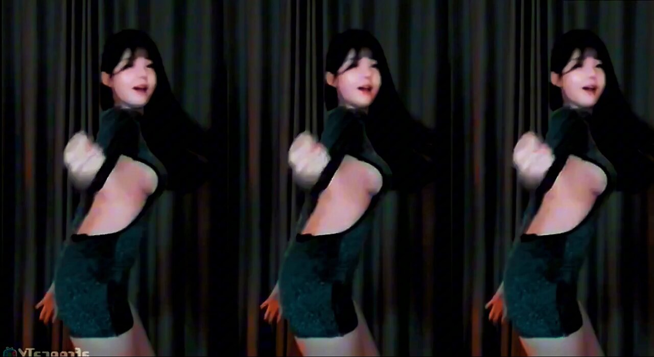 Korea Female Anchor Hot Dance 💚