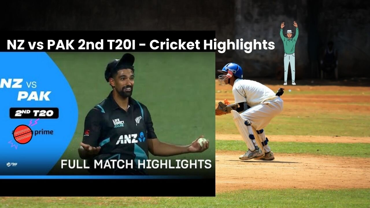 NZ vs PAK 2nd T20I - Cricket Highlights/ india