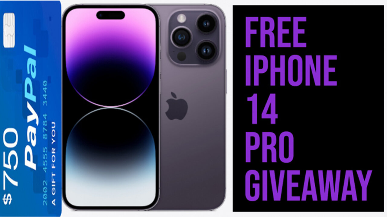 Iphone 14 Pro max Giveway. Paypal Account Creat To Win.