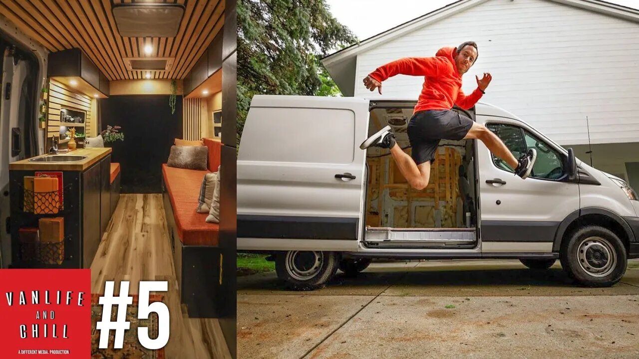 #5 - Van Life in a high tech DIY Ford Transit build with Connor McGaffey