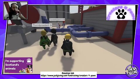 Human Fall Flat Creators For Paws Charity Stream