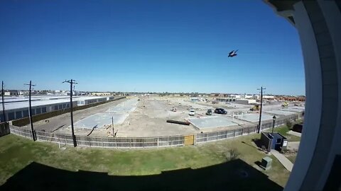 Timelapse - Pouring Concrete Road - Corpus Christi, Texas