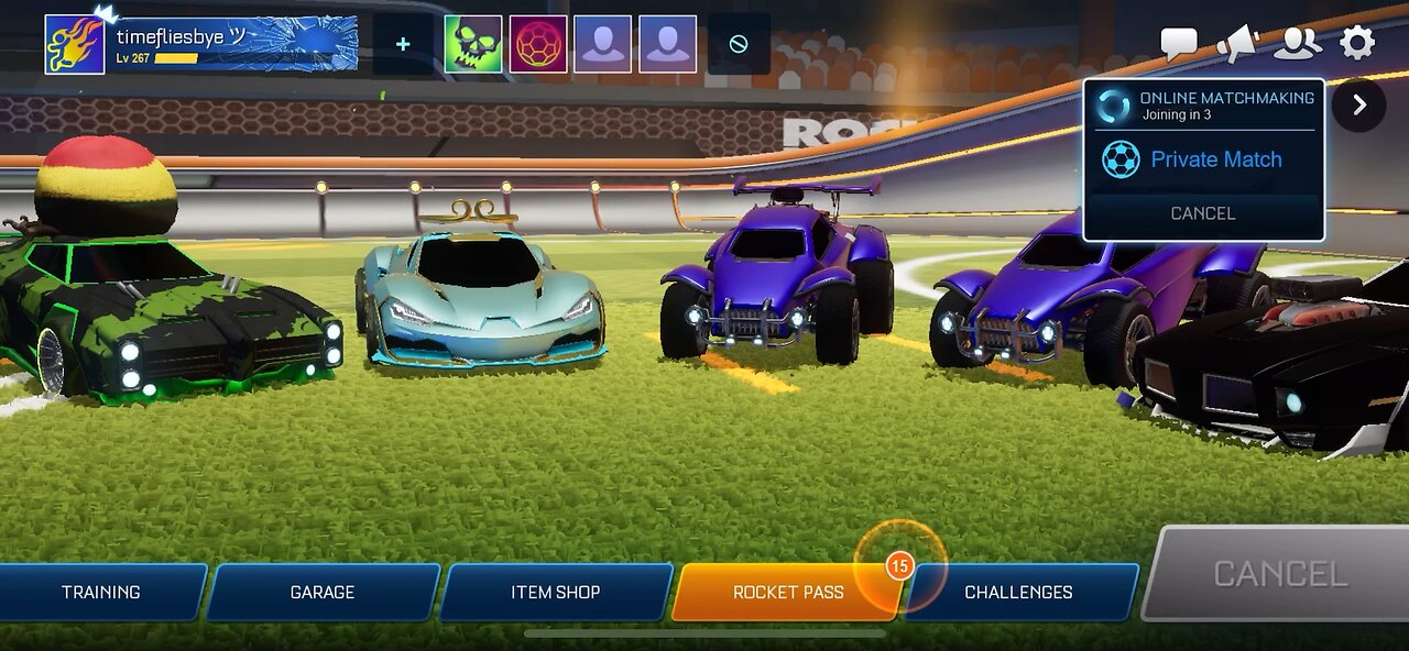 Rocket League Sideswipe Joc Privat 2v2