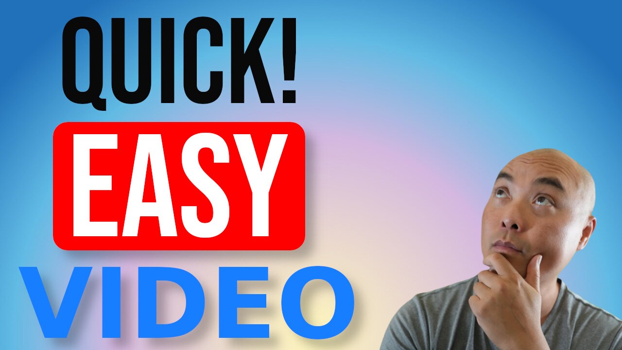 QUICK Video Quality BOOST!🔥