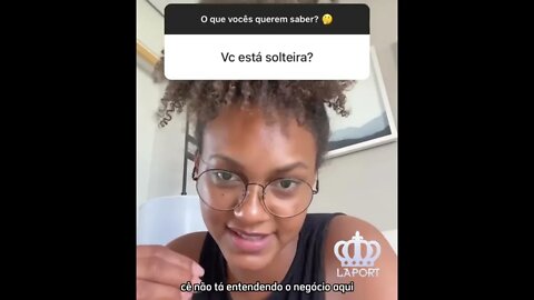 BBB 22 - Questionada sobre seu estado civil, Jessi da uma resposta inusitada