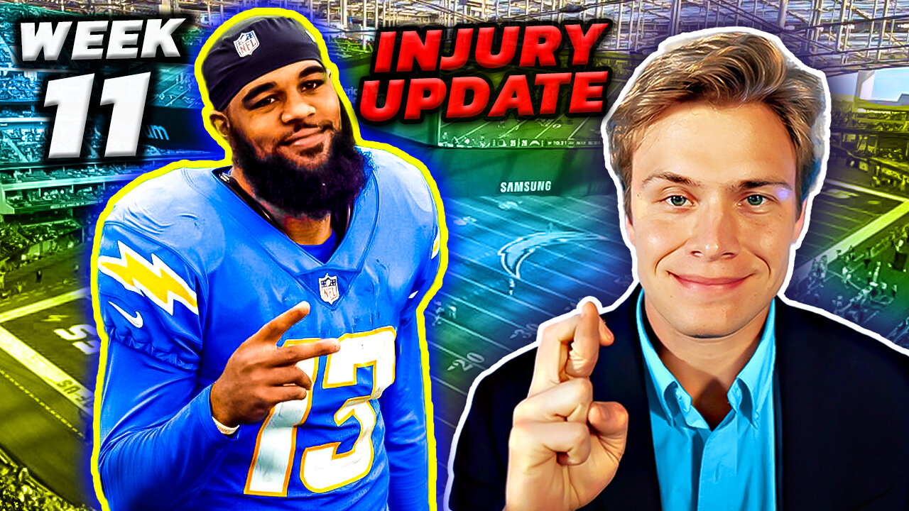 FIX YOUR LINEUP! 33 Injury Updates | Week 11 Fantasy Football