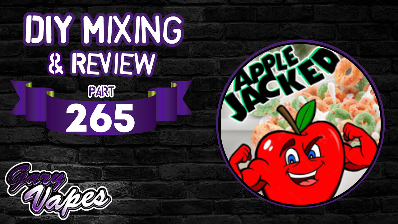 DIY E juice Mixing and Review! Apple Jacked By Mindfloodz