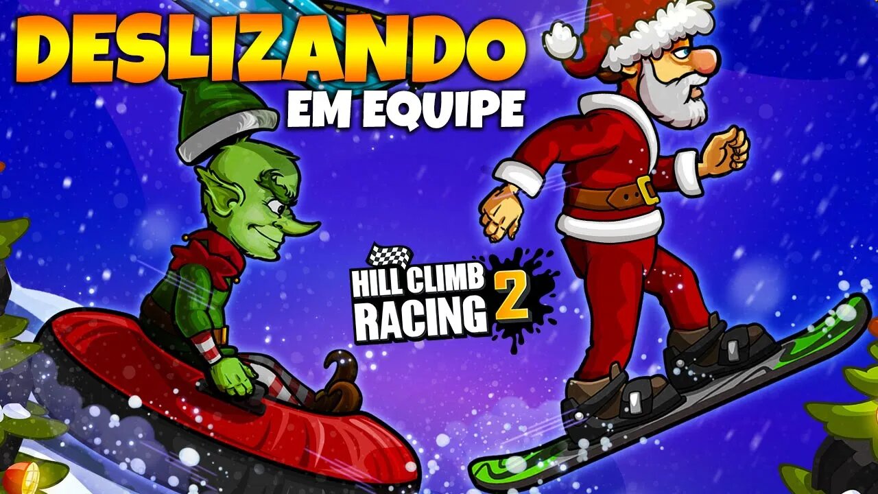 Deslizando em Equipe no Hill Climb Racing 2