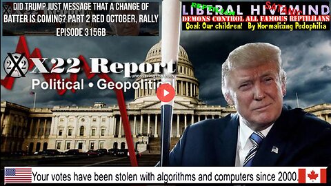 Ep 3156b - Did Trump Just Message That A Change Of Batter Is Coming? Part 2 Red October, Rally