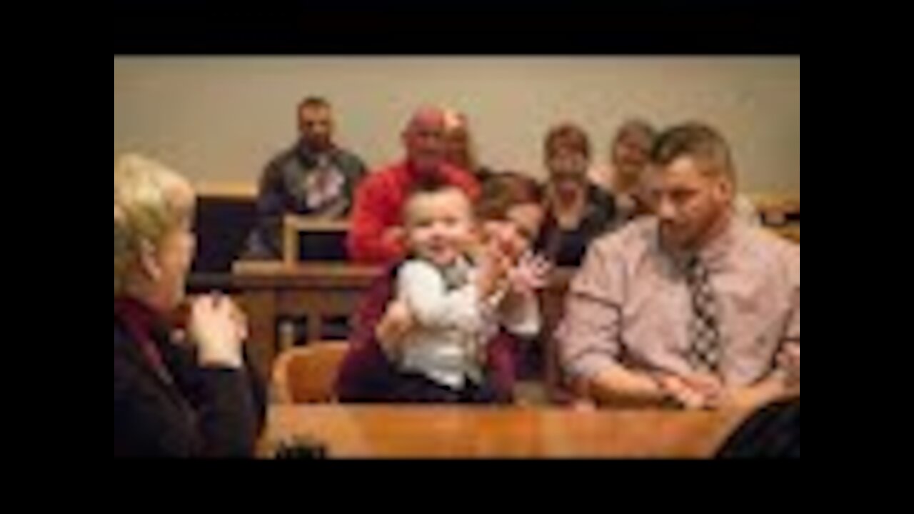 This Toddler Says One Word at Adoption Hearing, Judge Stops it Right After